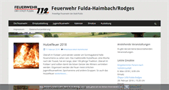 Desktop Screenshot of feuerwehr-haimbach.de