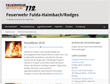 Tablet Screenshot of feuerwehr-haimbach.de